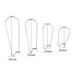 Stainless U-shaped Buckle Waterproof Titanium Steel Korean Large French Ear Hook DIY Jewelry Handmade Accessories_ipsvogv.com