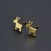 Unisex Simple And Fresh Deer Earrings Electroplating, Color Retention, Sweet Forest Style_ipsvogv.com