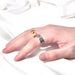 Trendy Titanium Steel Woven Cuban Chain Ring, Trendy Men's And Women's Neutral Cool Style Handmade Jewelry_ipsvogv.com