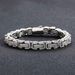 Men’s Jewelry Set Fashion Hip Hop Byzantine Bracelet Micro Inlaid Zircon Chain Three Dimensional Men's Personality Trend Niche Bracelet_ipsvogv.com