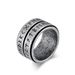 Retro Nordic rotatable Viking text stainless steel rotating ring ring men's wear titanium steel accessories hand jewelry_ipsvogv.com
