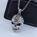 Long Hip Hop Evil Skull Non Mainstream Men's Necklace K1064_ipsvogv.com