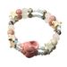 Macaron Colored Ceramic Conch Bead Niche Design, Fresh And Sweet Bracelet, Best Friend Dopamine Bracelet_ipsvogv.com
