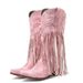 Women's Shoes tassel boots retro western cowboy boots 34 43 size retro women's shoes can be sent on behalf of_ipsvogv.com