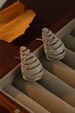 New Style Croissant Matte Hollow Fat Thread Vacuum Copper Gold Plated Elegant Earrings Ins_ipsvogv.com
