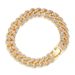 Men's hip hop trend diamond Cuban chain personality street trend couple versatile clavicle chain_ipsvogv.com