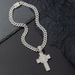 Jewelry & Accessories Hip Hop Full Diamond Cross Pendant Necklace Hip Hop Alloy Fashion Jewelry Pendant_ipsvogv.com