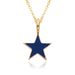 Oil Drop Star Pendant Necklace - Five-Pointed Star Clavicle Chain, Stylish Sweater Jewelry For Women_ipsvogv.com