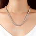 Moissanite Necklace S Silver Hip-Hop Ins Style Classic 2MM 3MM 4MM 5MM Tennis Chain_ipsvogv.com