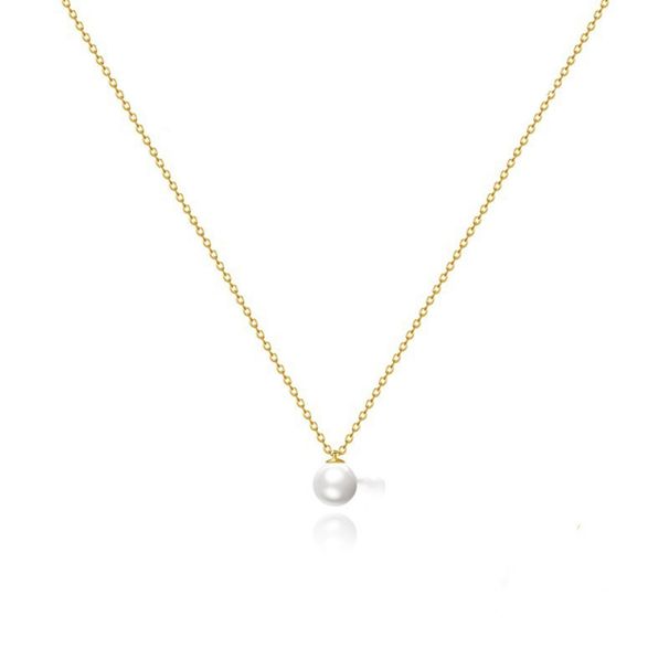 New Pearl Flower Pendant Necklace With Layered Beads And Collarbone Chain, Elegant Small Fragrance Series_ipsvogv.com