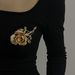 X0359 metal three-dimensional rose flower accessory with exaggerated personality, stylish coat, suit brooch_ipsvogv.com