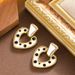 Fashionable Exquisite Enamel Drip Oil Polka Dot Heart-shaped With Feminine Temperament, Simple And High-end Silver_ipsvogv.com