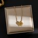 Fashionable titanium steel tassel necklace for women, light and luxurious, high-end feeling, small square bar, non_ipsvogv.com
