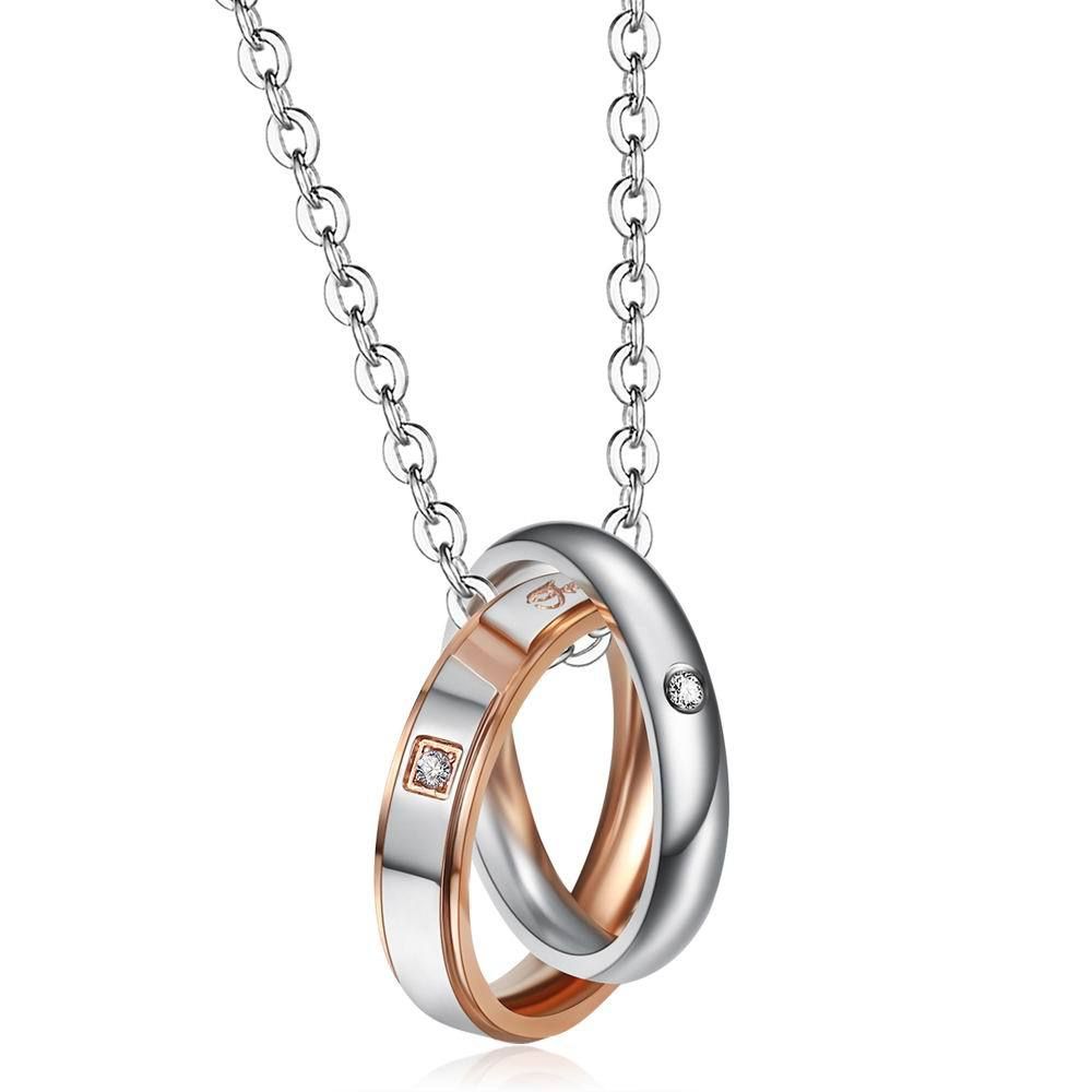 Men And Women's Jewelry Accessories Personality Hip Hop Titanium Steel Pendant Fashionable Couple Necklace Simple Jewelry_ipsvogv.com
