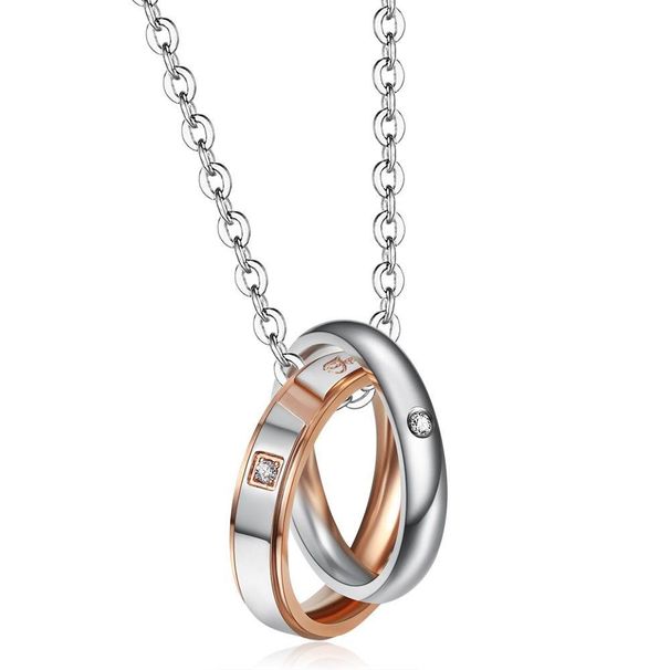 Men And Women's Jewelry Accessories Personality Hip Hop Titanium Steel Pendant Fashionable Couple Necklace Simple Jewelry_ipsvogv.com