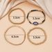 Retro Hip Hop Bracelet Personality Devil Eye Niche Inlaid Zircon Design Bracelet Set Combination_ipsvogv.com