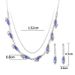EQUESTRIAN LUXE - Horse Eye Crystal Jewelry Set ( Short Chain, Diamond Claw Design, Best Seller)_ipsvogv.com