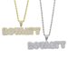 Men's Punk Style ROYALTY Pendant Necklace With Twist Chain, Hip Hop Jewelry For Men, Trendy Letter Charm Letter ROYALTY Pendant Trendy Personality_ipsvogv.com