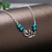 Decorative Personalized Leaf Chain Wearing Turquoise Fashionable And Creative Beach Foot Accessories_ipsvogv.com