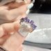 y2k Zircon Purple Open Star Lucky Ins Niche Design Sense Finger Light Luxury Ring_ipsvogv.com