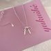 Sterling Silver Ribbon Bow Necklace For Women, Exquisite Sweet Gentle Temperament Choker, Light Luxury High-end Clavicle_ipsvogv.com