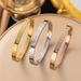 Titanium Steel Bracelet Full Diamond Card Home Bracelet, Non Fading, Simple And Versatile Handicraft Design For Women_ipsvogv.com