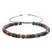 Turquoise Wood Beads Elastic Bracelet Bohemian Beach Style Braided Adjustable Men's Bracelet Anklet_ipsvogv.com