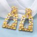 Retro fashion atmospheric metal diamond earrings for women gemstone earrings personality earrings_ipsvogv.com