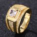 Cao Shi's Wedding Luxury Square Engagement Hot Selling Ring_ipsvogv.com