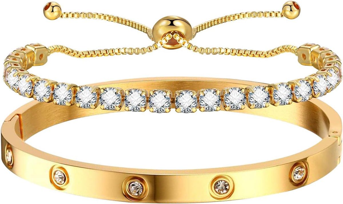 Simple Style Solid Color Titanium Steel Bracelets In Bulk_ipsvogv.com