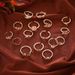 New Animal Drip Oil Diamond Flower Set Of 16 Pieces Open Joint Ring_ipsvogv.com