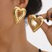 E13213 Fashion Trend Water Drop Love Creative Simple Design Versatile Earrings for Daily Use_ipsvogv.com