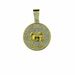 Hot Selling Cancer Disc Pendant Symbolizes A Strong Aquarius Hip-hop Cuban Chain Necklace_ipsvogv.com