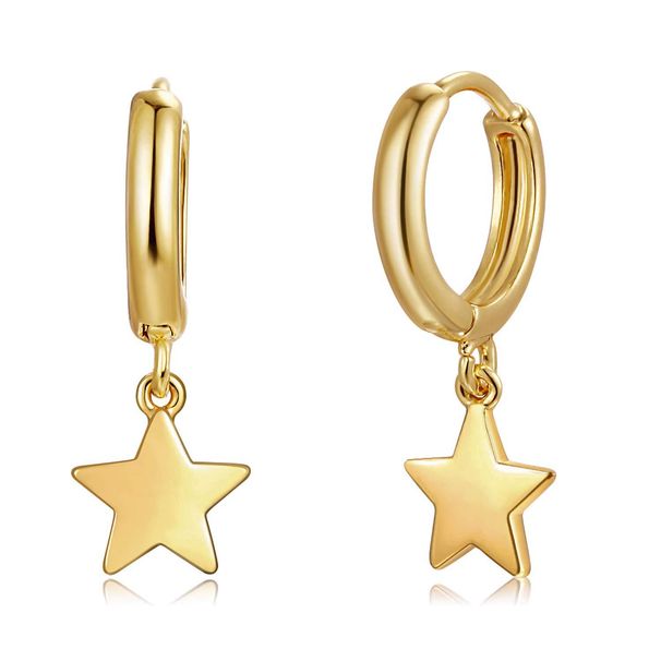 Women’s Jewelry Set Fashion Hot Sales Real Gold Brass Electroplating Ins Style Personality Creative Five Pointed Star Pendant Earrings Earrings_ipsvogv.com
