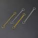 Unisex personality piercing ear bone studs ladies zircon tassel chain ear studs fashion earrings with chain_ipsvogv.com