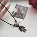 Chain Necklaces Autumn And Winter Coffee Color Teddy Bear Sweater Necklace Female Ins Hip Hop Design Niche Long Titanium Steel Sweater Chain Male_ipsvogv.com