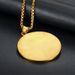 New Titanium Steel/Stainless Steel Eye Of Providence Diamond-Studded Pendant_ipsvogv.com