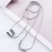 Simple temperament titanium steel men's pendant necklace does not fade trendy neutral women's clavicle advanced snake bone chain accessories_ipsvogv.com