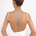 N9886 back embellishment tassel water diamond light luxury neck exaggerated nightclub style claw chain necklace_ipsvogv.com