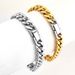 Men's Titanium Cuban Trendy Double-Sided Polished Bracelet Stainless Steel Jewelry Clasp Bangle Accessory_ipsvogv.com
