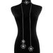 N10851 trendy alloy flower collarbone with exaggerated niche vintage necklace_ipsvogv.com
