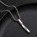 Internet celebrity spiral necklace men's trend ins simple personality hip hop men's pendant boys pendant titanium steel cool jewelry_ipsvogv.com