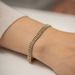 INS Internet Celebrity New Fashionable Gold-plated Multi-layer Claw Dia Stainless Steel Bracelet Trend Versatile_ipsvogv.com