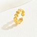Light luxury women's ins, niche shell ocean series design, adjustable opening, plain ring_ipsvogv.com