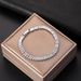 2.5*5mm Colorful Cubic Zirconia Trendy Fashion Men's And Women's Tennis Bracelet_ipsvogv.com