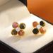 Women's Jewelry Fashion Earrings Design Colorful Tourmaline Exquisite Flowers Light Luxury Niche Fresh Sweet Fairy Forest Earrings_ipsvogv.com