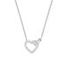 Heart To Heart Heart Shaped Necklace Female Element Crystal Love Clavicle Necklace Female_ipsvogv.com