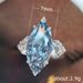 Cao Shi Shining Horse Eye Shaped Heart Shaped Zircon Wedding Ring Women's Jewelry_ipsvogv.com