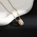 Korean version of Little Man Waist Necklace for Women's Titanium Steel Lock Bone Chain INS Fashion Person Personality_ipsvogv.com