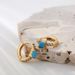 Unisex Hot Selling Classic Fashion All Match Round Micro Inlaid Gold Stainless Steel Zircon Earrings Personality Trend Ear Buckles_ipsvogv.com